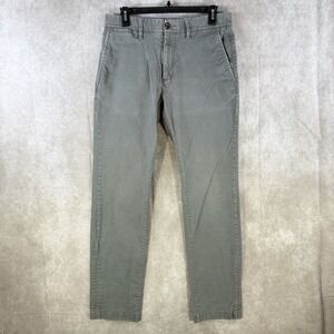 Goodfellow & Co Hennepin Chino Pants Men 30x32 Gray Slim Straight Leg Flat Front